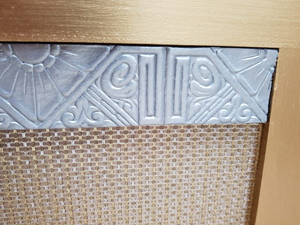 Silver and Gold Blanket Box